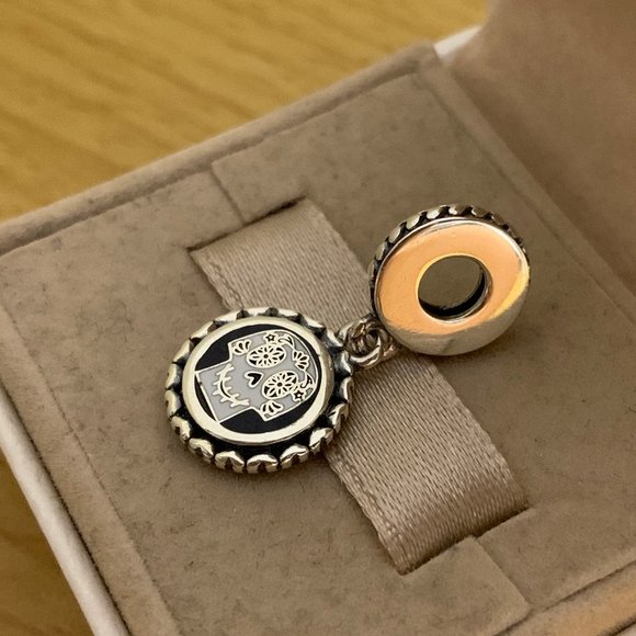 Pandora Disney Coco Two Sided Dangle Charm Pendant,Guitar, musical, skull head - Picture 6 of 7